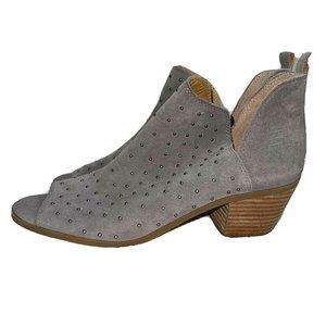 Lucky Brand Grey Suede EMBELLISHED SHOES SZ 10M